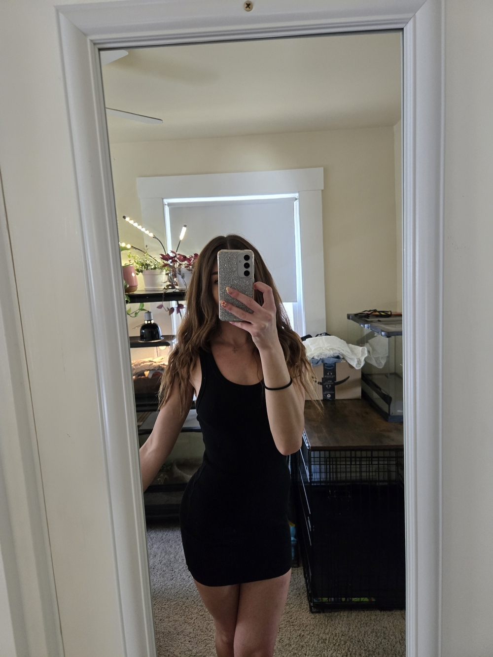 ASOS Black Tank Mini Dress - Sleek Scoop Neck